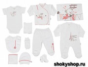 Комплекты одежды для новорожденных из натуральных тканей в Москве!